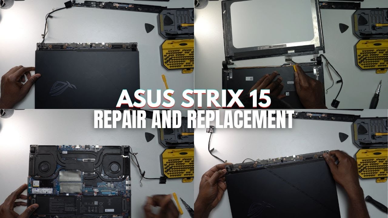 ASUS ROG STRIX G15 Disassembly & Upgrade Guide | Screen Cable ...