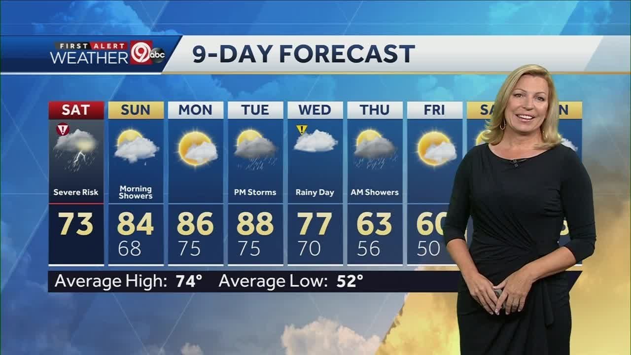 More storms expected Saturday - YouTube