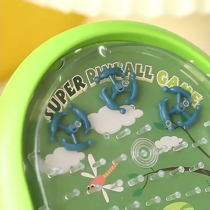 JOURNALSAY Frog pinball machine fun toy tabletop game machine