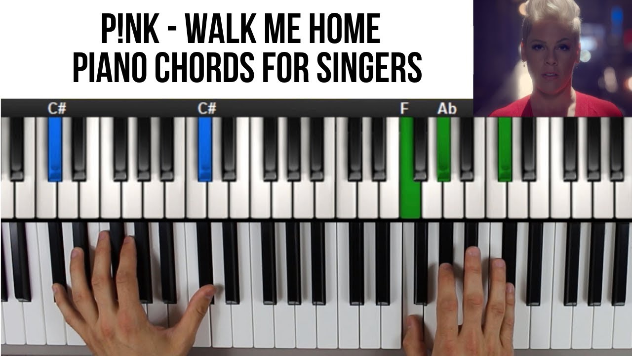 Pink Walk Me Home Piano for Singers YouTube