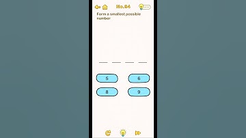 Form a smallest  possible number | Brain Out Level 94 | Brain Out Gaming #braingames