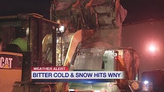 Lake effect snow creates dangerous driving conditions in Niagara County