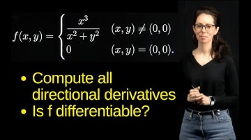 Compute all directional derivatives and determine if f is differentiable, Real Analysis II