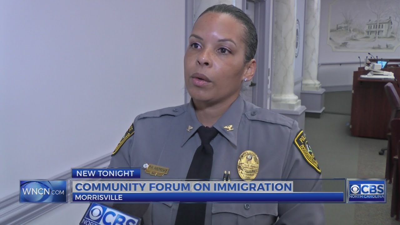 Morrisville police chief ‘We won’t ask for papers.’ YouTube