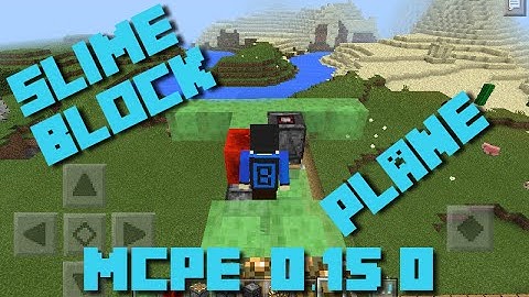 How to build a slime block plane !!! 0.15.0