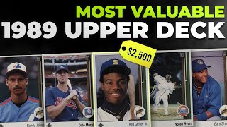 Top 30 Most Expensive 1989 Upper Deck Baseball Cards