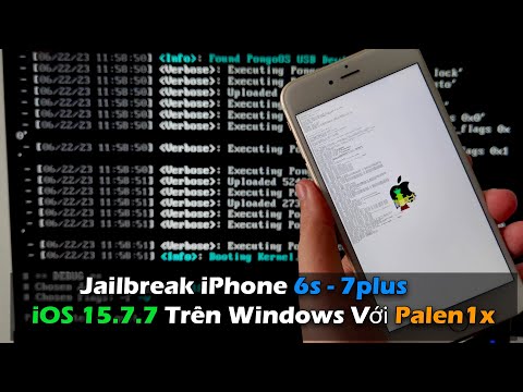 Hướng Dẫn Jailbreak iPhone 6s, 6s Plus ,iPhone 7, 7 Plus  iOS 15.7.7 Trên Máy Tính Với Palen1x