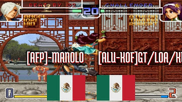 FT10 @kof2002: [AFP]-MANOLO (MX) vs [ALU-KOF]GT/LOA/KUNO (MX) [KOF 2002 Fightcade] Jul 1