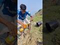 Village Life catfish bite throwing in the river #fish #fishing