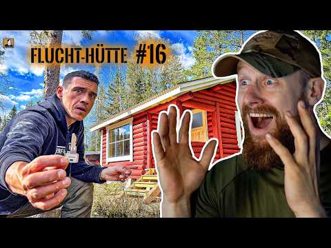 Das Blockhaus in SCHWEDEN ist fertig! Fluchthütte von Survival Mattin #16 | Fritz Meinecke reagiert