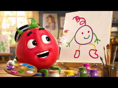 🍅 Tomato Doppi 🍅 🎨 JADI SENIMAN?! 😂 Kelas Seni yang Penuh Kekacauan! ⭐ Super Toons TV Bahasa