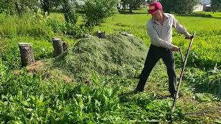 Косьба. Воспоминания об ушедшем лете (1/4). Scything.