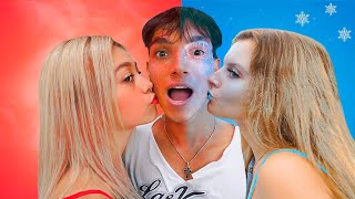 HOT vs COLD GIRLFRIEND Challenge!