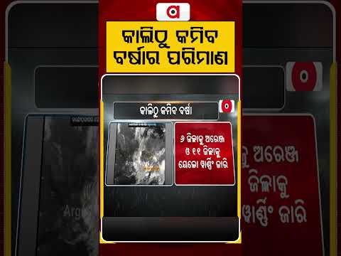 କାଲିଠୁ କମିବ ବର୍ଷାର ପରିମାଣ | Weather Update | Odisha Weather | Low Pressure | Argus News