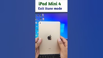 ipad mini 4 itune mode exit fix recovery mode |A1550|