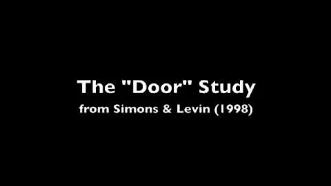 The "Door" Study