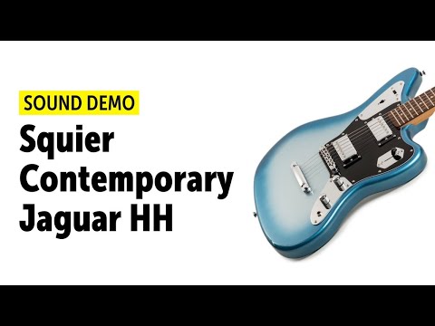 Squier Contemporary Jaguar HH - Sound Demo (no talking