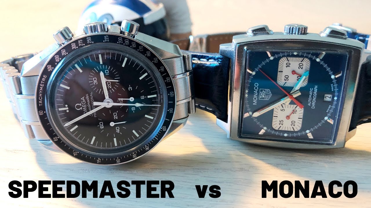 Omega Speedmaster vs TAG Heuer Monaco 