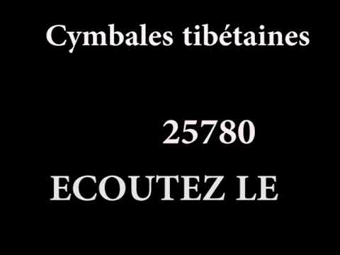 Cymbales tibetaines auspicieux 25780 030118