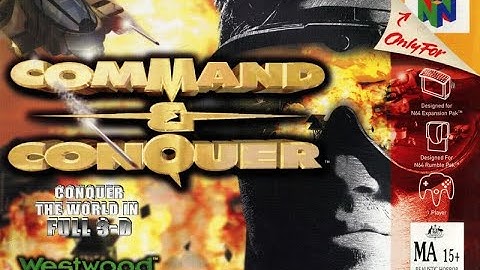 Command & Conquer N64 Commercial