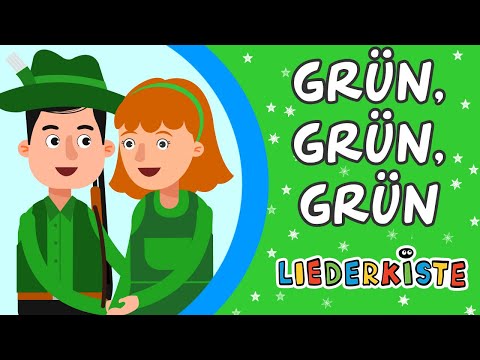 Grün, grün, grün sind alle meine Kleider - Kinderlieder zum Mitsingen | Liederkiste