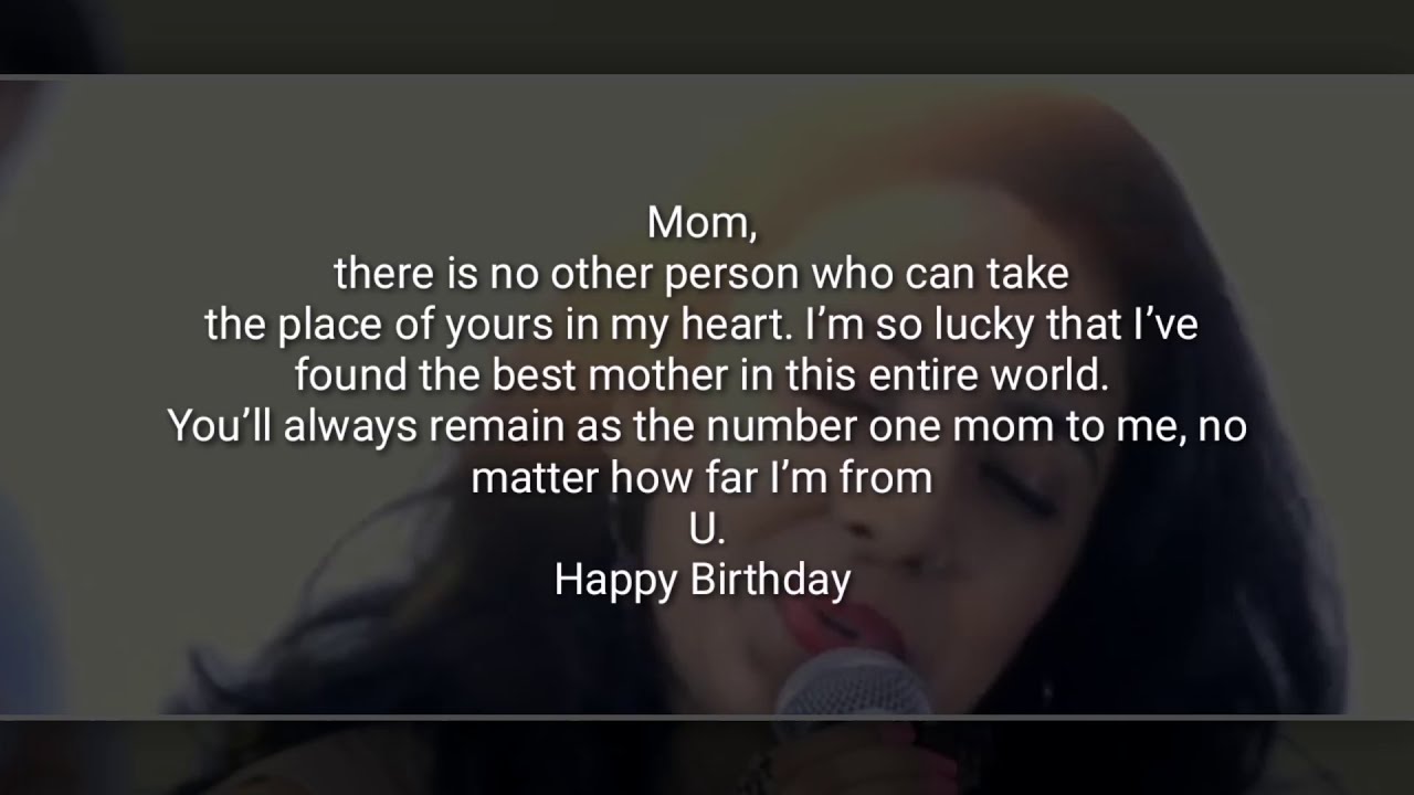 Happy birthday Mom ll WhatsApp Status YouTube