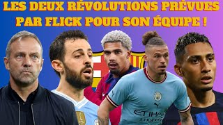 LES 2 RÉVOLUTIONS PRÉVUES PAR FLICK POUR SON ÉQUIPE ! UNE OFFRE IMPOSSIBLE À REFUSER POUR RAPHINHA !