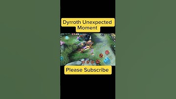Dyrroth Unexpected Moment #mobilelegends #ml2b #mlbb #tutorial #dyrrothtutorial #dyrrothgameplay