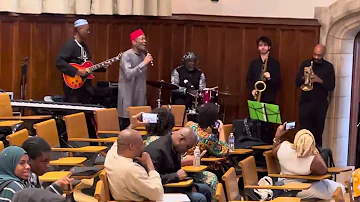 Awa band performs Peacock's "Eddie Quansa" at the Achebe symposium at Princeton