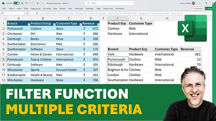Excel FILTER Function Multiple Criteria | AND OR Criteria