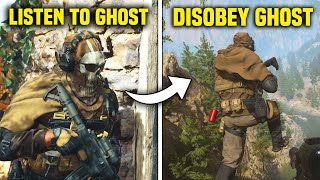 Listen to Ghost vs Disobey Ghost (All Choices) - CALL OF DUTY: MODERN WARFARE 2 Resimi