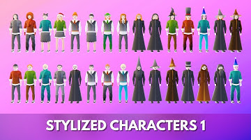 Stylized Characters Pack 1