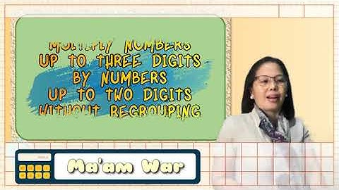 MATH 4 QUARTER 1 WEEK 3 | Multiplying Numbers Up to 3 Digits by Number Up to 2 Digits w/o Regrouping