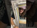 Easy DIY for a museum style frame. from www.vintageretailtherapy.com