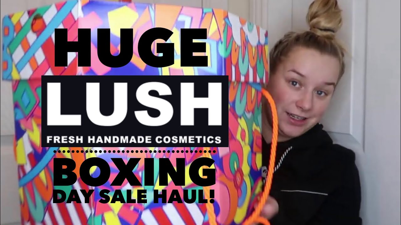 I SPENT £300 IN LUSH - HUGE LUSH BOXING DAY HAUL 2019 | AMBER HOWE