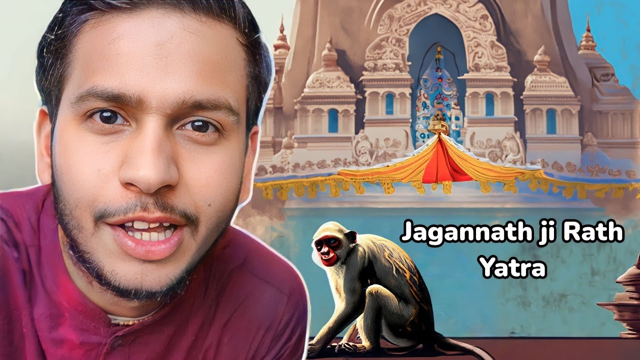 Vrindavan - Jagannath ji Rath Yatra | बंदर को करंट लग गया 🥺