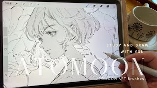 Procreate drawing comic ▶white noise