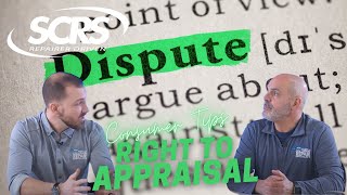 Consumer Tip: Right to Appraisal