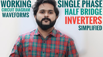 Single Phase Half Bridge Inverters | Introduction, Circuit Diagram, Working, Waveforms | Simplified