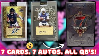 MONSTER HIT! 2023 Wild Card 7 Card Studs Football - Quarterback Edition Review!