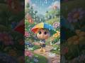 ☂️ चीकू छाता | Hindi Nursery Rhymes for Kids 🌈| Kids Songs| Nanhi Duniya Rhymes#babycartoon#cartoon
