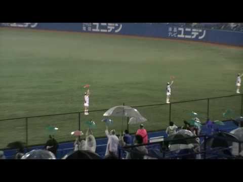 09 10 07 スワローズウィングス 東京音頭 神宮球場 ヤクルトvs横浜戦 Youtube