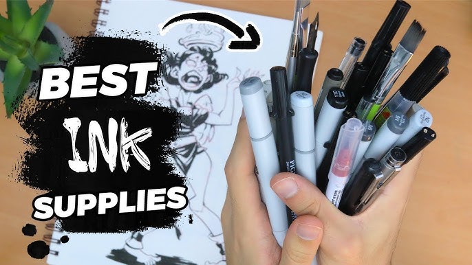 Pen and ink materials and equipment – Pen and Ink Techniques