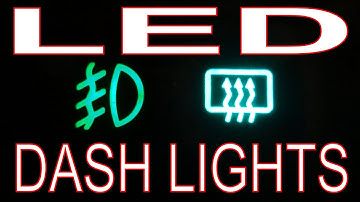 How to Install LED Lights in Car. LED Dash/Switches. VW Golf Mk2 / VW Jetta MkII.