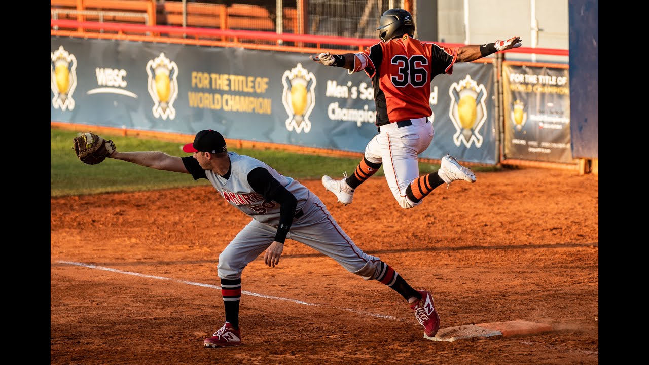 WBSC Softball Highlights Men's Softball World Championship Denmark v