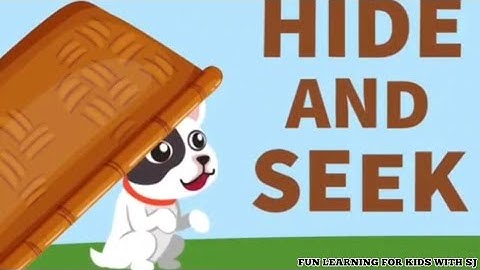 HIDE and SEEK- NCERT ENGLISH RAINDROPS - CHAPTER 9