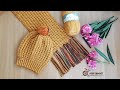 كروشيه كوفيه  رجالي أو حريمي بغرزة سهلة جدا_How to make scarf crochet easy _ Ozzy Crochet