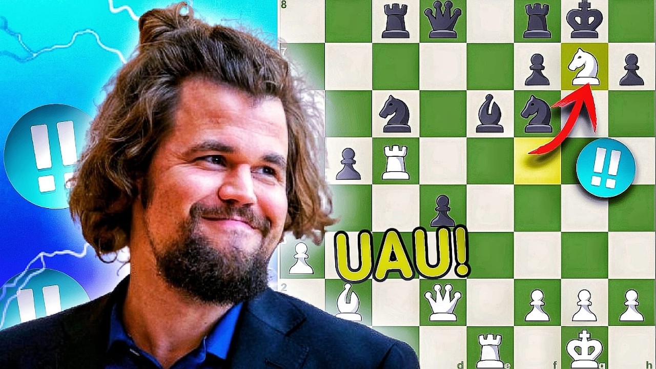Quando Magnus Carlsen decide SAIR SACRIFICANDO!