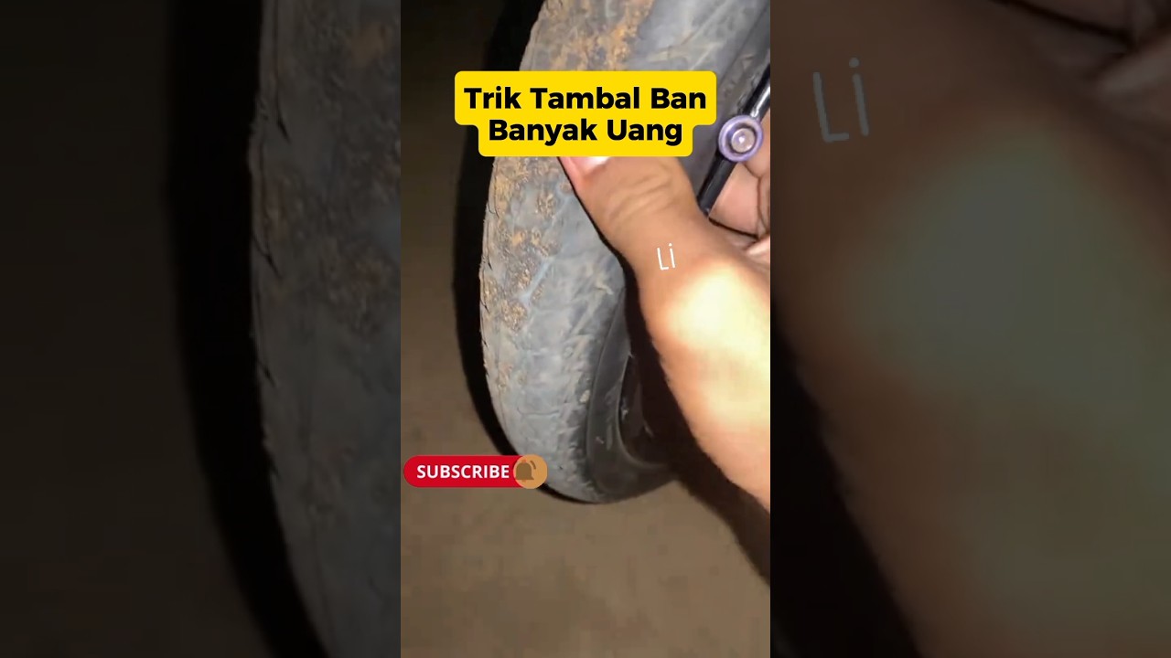 Motorcycle tire repair shop makes a lot of money