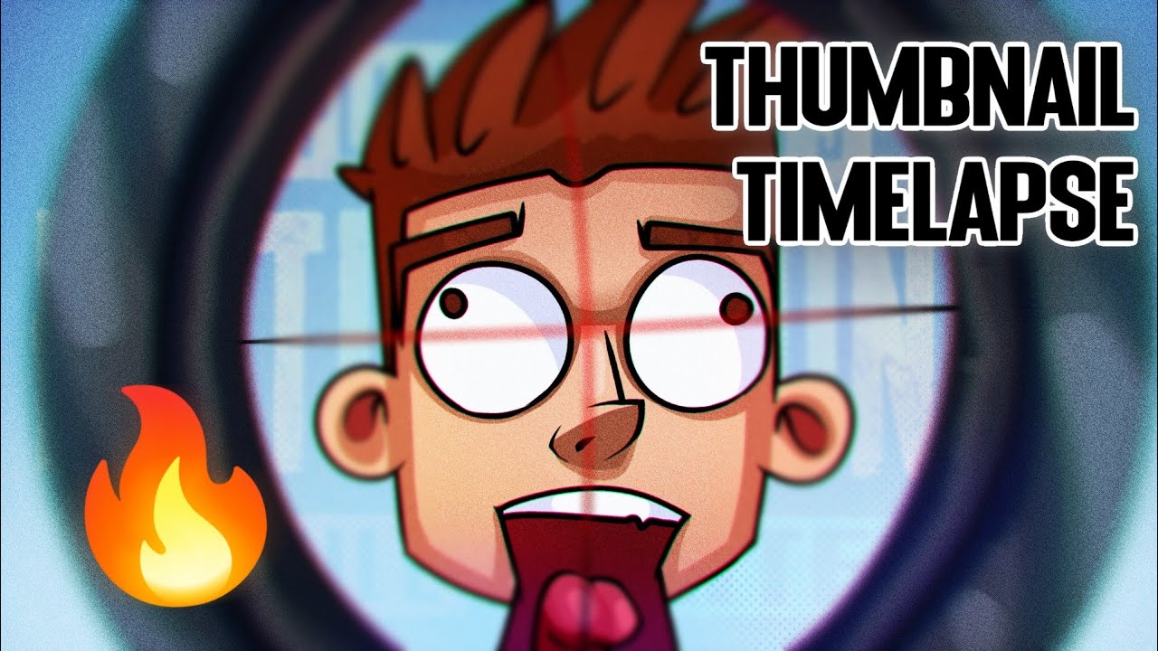 #5 How to make thumbnail like shroud | ibis paint x timelapse